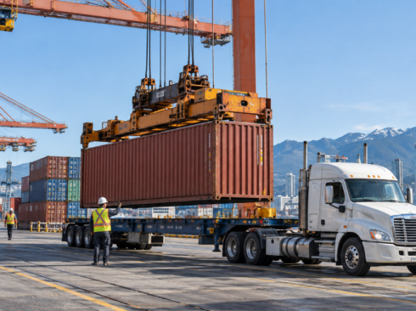 Drayage Vancouver Canada | Fast Container Pickup & Delivery