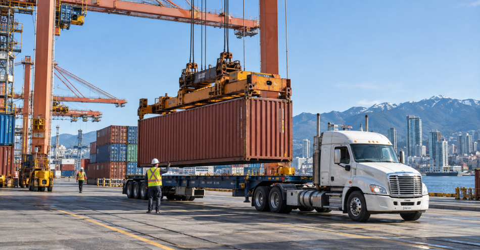 Drayage Vancouver Canada | Fast Container Pickup & Delivery
